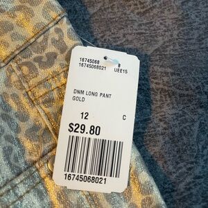 Size 12 leopard print jeans